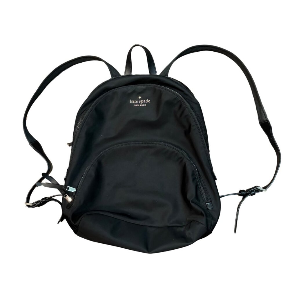 KATE SPADE Black Nylon Backpack